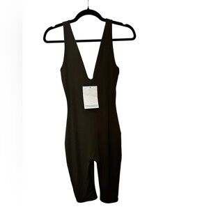 Naked Wardrobe Short Onesie Olive